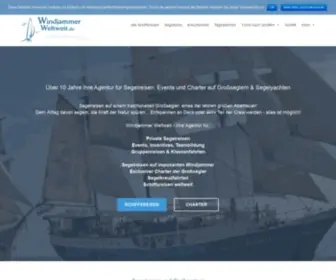 Windjammer-Weltweit.de(Windjammer Weltweit ⚓ Spezialist für Segelreisen) Screenshot