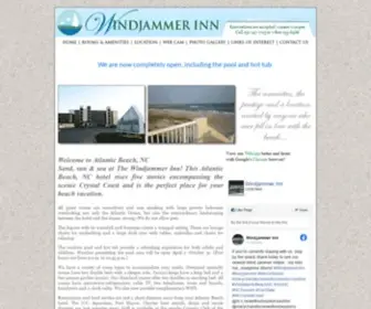 Windjammerinn.com(Atlantic Beach NC Hotel) Screenshot