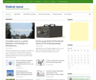 Windkraft-Journal.de(Windenergie) Screenshot
