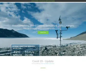 Windlogger.co.uk(Wind Speed Anemometer Data Loggers) Screenshot