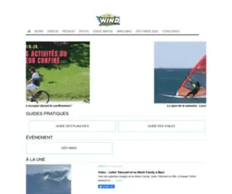 Windmag.com(Wind Magazine : toute l'actualité de la planche à voile et du windsurf) Screenshot