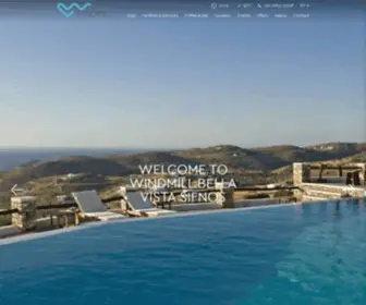 Windmillbellavista.gr(Luxury Accommodation in Sifnos I Windmill Bella Vista) Screenshot