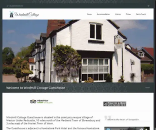 Windmillcottage.co.uk(Windmill Cottage Guesthouse) Screenshot