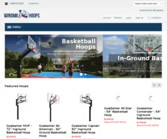 Windmillhoops.com(Basketball Hoops) Screenshot