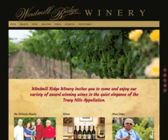 Windmillridgewinery.com(Windmill Ridge Winery) Screenshot