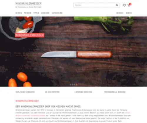 Windmuehlenmesser-Shop.de(Windmühlenmesser hier Windmühlenmesser kaufen) Screenshot