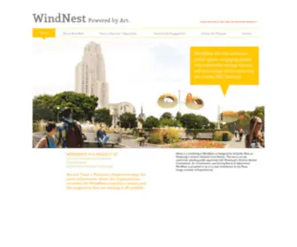 Windnest.org(The land art generator initiative (lagi)) Screenshot