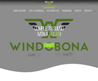 Windobona.es(Tunel de Viento en Madrid) Screenshot