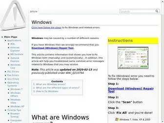 Windock.org(Windock) Screenshot