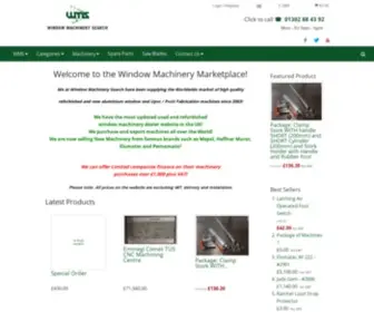 Window-Machinery-Search.co.uk(Window Machinery Machines for PVC uPVC PVCu and Aluminium Industry) Screenshot