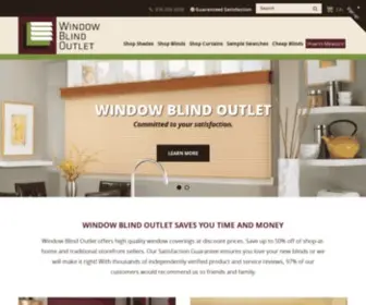 Windowblindoutlet.com(Window Blind Outlet) Screenshot