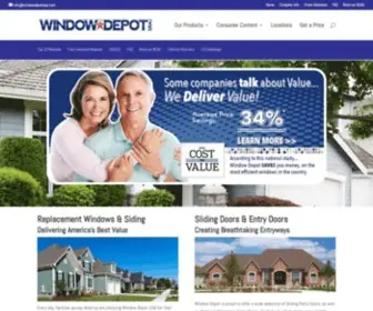 Windowdepotusa.com(Replacement Windows by Window Depot) Screenshot