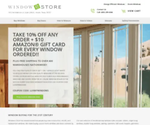 Windowestore.com(Buy New & Replacement Windows Online) Screenshot