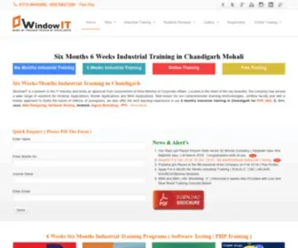 Windowit.in(Six Months 6 Weeks Industrial Training in Chandigarh Mohali) Screenshot
