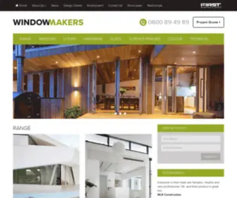 Windowmakers.co.nz(Aluminium Windows and Doors) Screenshot