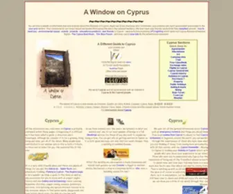 Windowoncyprus.com(A Window on Cyprus) Screenshot