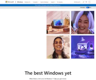 Windows.com(Microsoft Windows) Screenshot