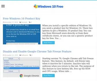 Windows10Free.com(Windows 10 Free) Screenshot