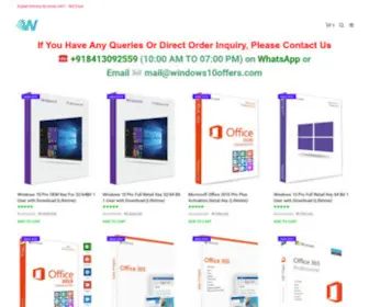 Windows10Offers.com(Windows 10 Offers) Screenshot