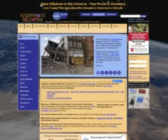 Windows2Universe.net(Windows to the Universe) Screenshot