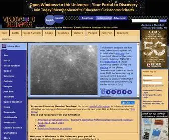 Windows2Universe.org(Windows to the Universe) Screenshot