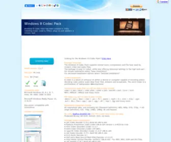 Windows8Codecs.com(Windows 8 Codecs Pack) Screenshot