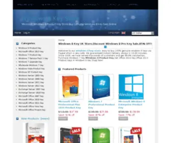 Windows8KeyStore.org(Windows 8 Product Key Store) Screenshot