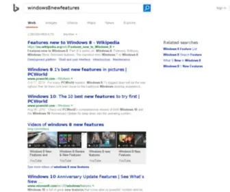 Windows8Newfeatures.com(Bing) Screenshot
