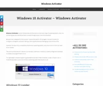 Windowsactivator.net(Windows 10 Activator free for You. Windows 10 Activator) Screenshot
