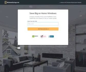 Windowsavings.net(Save Big on New Home Windows) Screenshot