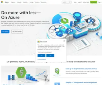 Windowsazure.com(Windows Azure) Screenshot
