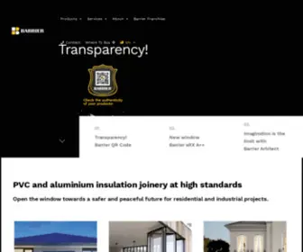 Windowsbarrier.com(Windows and doors) Screenshot