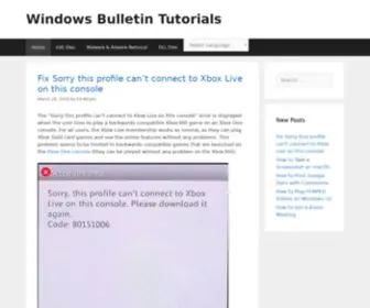 Windowsbulletin.com(Windows Bulletin Tutorials) Screenshot