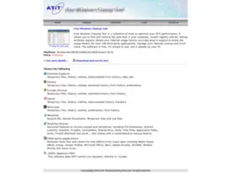 Windowscleanuptool.com(Free Windows Cleanup Tool) Screenshot