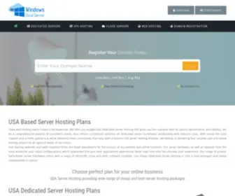 Windowscloudserver.com(USA Dedicated Server Hosting Price) Screenshot