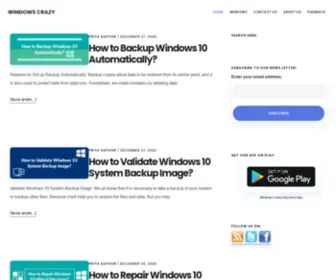 Windowscrazy.com(Windowscrazy) Screenshot