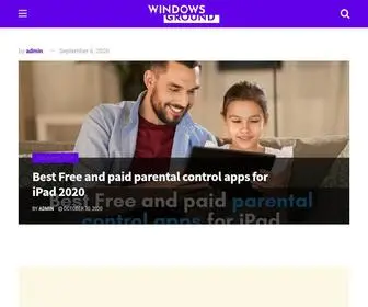 Windowsground.com(The windows ground blog is) Screenshot