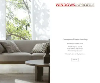 Windowsinprofile.com.au(Windows In Profile) Screenshot