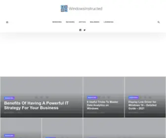 Windowsinstructed.com(Windows Tutorials and Troubleshooting Guides) Screenshot