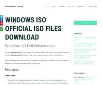 Windowsiso.org(Windows ISO Official ISO Files Download) Screenshot