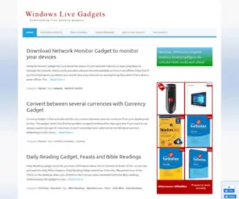Windowslivegadgets.com(Live Gallery of Windows Desktop Gadgets) Screenshot