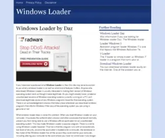 Windowsloader.com(Windows Loader by Daz) Screenshot