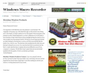 Windowsmacrorecorder.org(Windows Macro Recorder) Screenshot