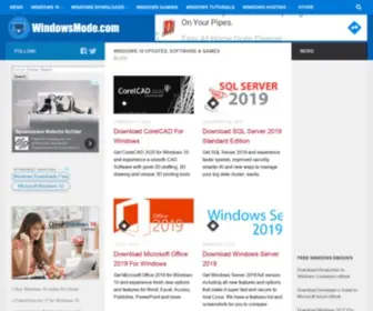 Windowsmode.com(Windows 10 News) Screenshot