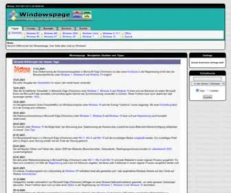Windowspage.de(Alles rund um Windows) Screenshot