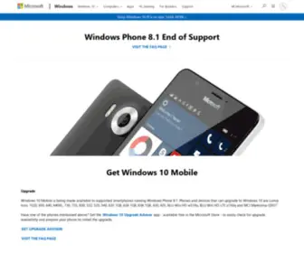 Windowsphone.net(Windows 10 Upgrade & Updates for Your Windows 8.1 Mobile Device) Screenshot