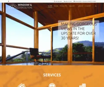 Windowssc.com(Window and Door Solutions) Screenshot