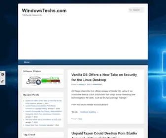 Windowstechs.com(Collaborate Disseminate) Screenshot