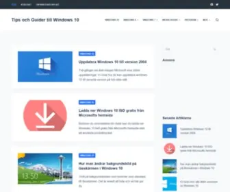 Windowstips.nu(Tips och Guider till Windows) Screenshot