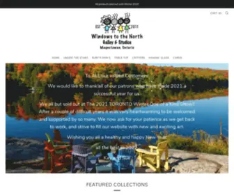 Windowstothenorth.com(Windows to the North Gallery & Studios) Screenshot